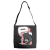 meh says honey badger Adjustable Strap Totes