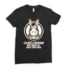 not stubborn Ladies Fitted T-Shirt