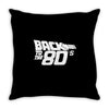 back to the 80's, funny retro Throw Pillow