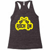 rock on Racerback Tank
