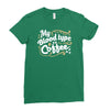 coffee lovers Ladies Fitted T-Shirt