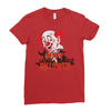 happy halloween clown Ladies Fitted T-Shirt