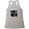 not ok baseball Racerback Tank