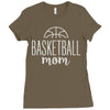basketball mom Ladies Fitted T-Shirt