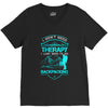 I Dont Need Therapy I Just Need Backpacking V-Neck Tee