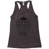 queens are born in april (2) Racerback Tank
