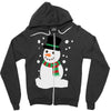 christmas snowman Zipper Hoodie