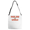 sick sad world Adjustable Strap Totes