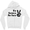 dos cervezas por favor Zipper Hoodie