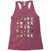 dabbing animals Racerback Tank