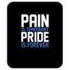 pain is temporary pride is forever Mousepad