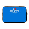 i love when my wife let me go fishing Laptop sleeve