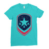 land of the free shield Ladies Fitted T-Shirt