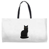 black cat Weekender Totes