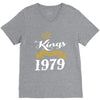 kings are born in 1979 V-Neck Tee