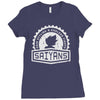 saiyans crest Ladies Fitted T-Shirt