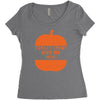 halloween forget candy give me tacos pumpkin Women's Triblend Scoop T-shirt