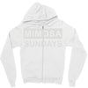 mimosa sundays brunch mens Zipper Hoodie