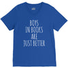 boys in books are just better V-Neck Tee