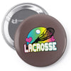 neon lacrosse Pin-back button