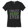 coolest daddy ever Women's V-Neck T-Shirt