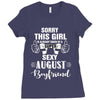sorry this girl is already taken by a super sexy august boyfriend Ladies Fitted T-Shirt