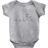 hunting heartbeat Baby Bodysuit