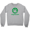 vegetarian sweet leaf Crewneck Sweatshirt