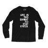 life is too short to stay stock Long Sleeve Shirts