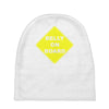 belly on board beer Baby Beanies