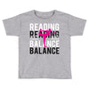 Reading Yoga Wine Balance Toddler T-shirt
