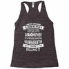 Super Cool Grandmother Of A Freaking Awesome Granddaughter Racerback Tank