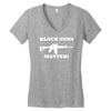 details about  black guns matter Women's V-Neck T-Shirt
