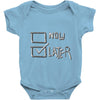 now or later Baby Onesie