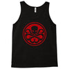 red skull logo avengers marvel comics gift Tank Top