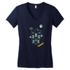 light off Women's V-Neck T-Shirt