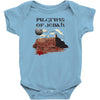 the pilgrimage Baby Onesie