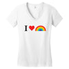 I Love Lgbt Women's V-Neck T-Shirt