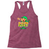 raised by elves elf christmas Racerback Tank