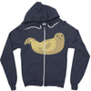 anjing laut Zipper Hoodie