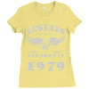 legends are born in 1979 hoodie 7 Ladies Fitted T-Shirt