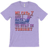 my cat and i stay in tonight T-Shirt