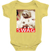 sloth astronaut swag Baby Onesie