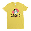 creme fraiche Ladies Fitted T-Shirt