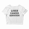 Liver Cancer Survivor Crop Top