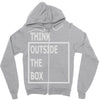 think outside the box Zipper Hoodie