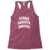 Teenage Daughter Surviver Racerback Tank