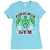 cthulhu gym Ladies Fitted T-Shirt