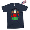 working on my santa body Exclusive T-shirt