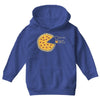 pizza pie chart Youth Hoodie